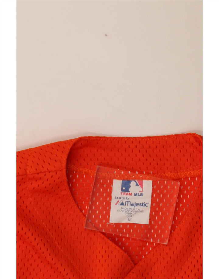 Majestic Boys Mets Graphic Jersey Top 13-14 ani Poliester portocaliu mediu