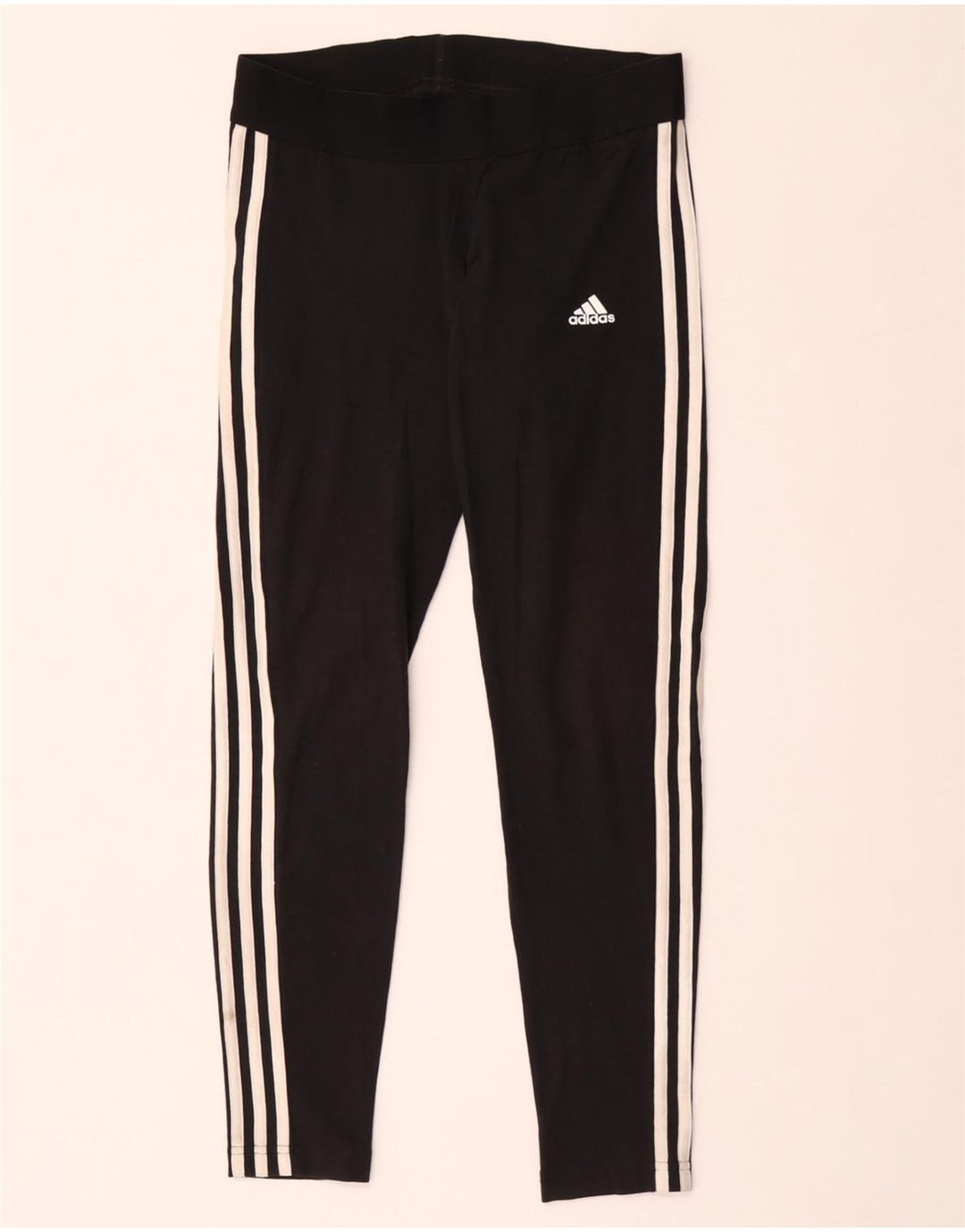 Leggings pentru femei ADIDAS UK 12/14 bumbac mediu negru
