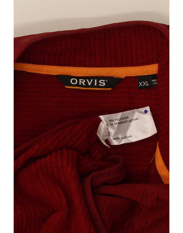 Jachetă de trening pentru bărbați Orvis, 2XL, poliester Bordeaux