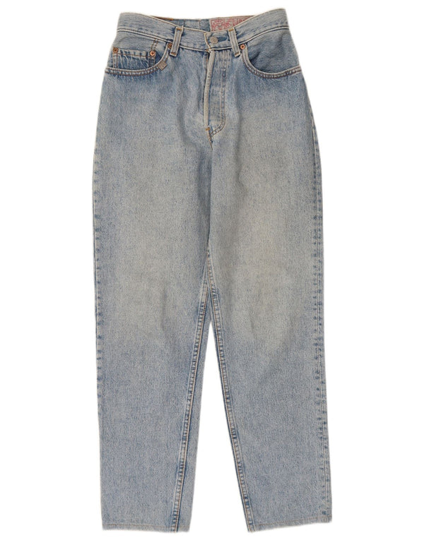 LEVI'S Womens 501 Tapered Jeans W28 L30 Blue Cotton