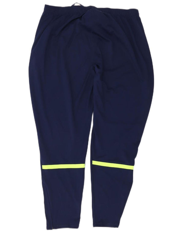Pantaloni de trening Nike Dri Fit pentru femei UK 18 XL, albastru bleumarin, color block