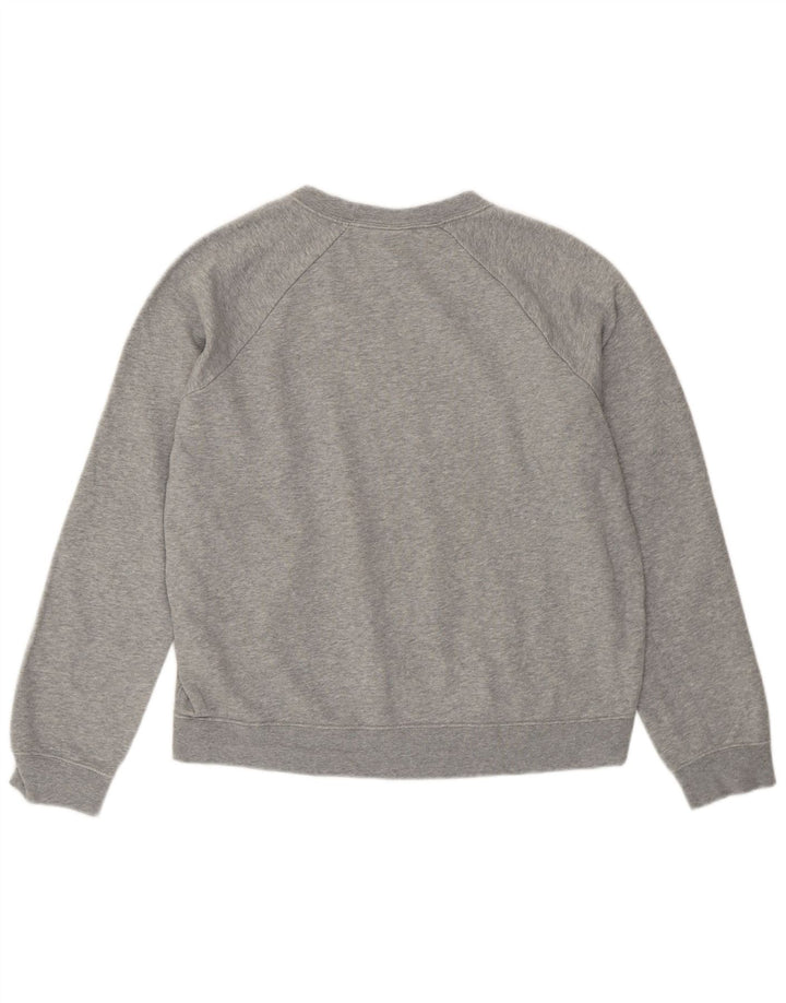 Pulover Nike pentru femei, cu tăiere lentă, UK 12, bumbac gri mediu