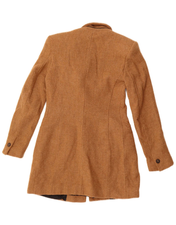 Jachetă pentru femei Zara, cu 1 nasture, cu paragate, UK 10, Bej mic