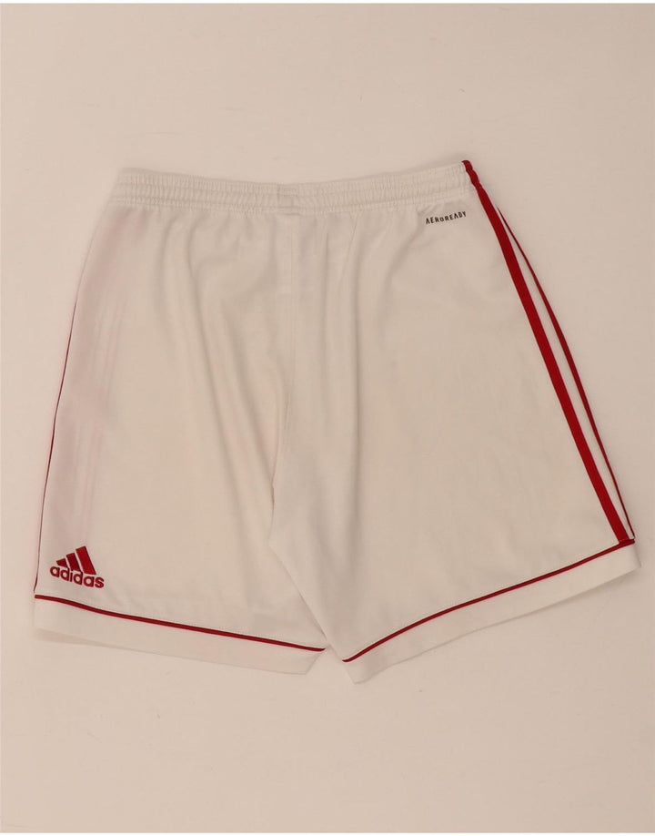 Pantaloni scurți sport Aeroready ADIDAS pentru bărbați, poliester alb și mic
