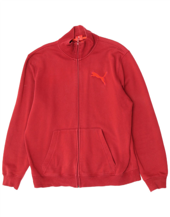 Jachetă de trening pentru bărbați Puma, XL, bumbac burgundă