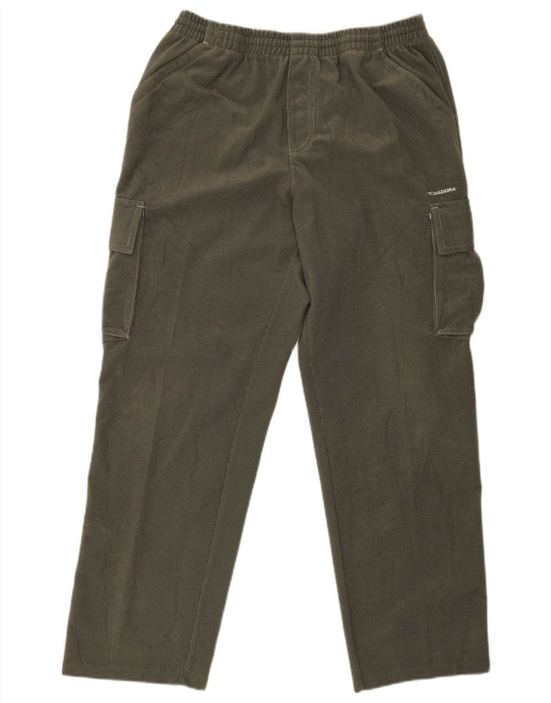 Pantaloni de trening Cargo Diadora pentru bărbați UK 42 Poliester kaki mare