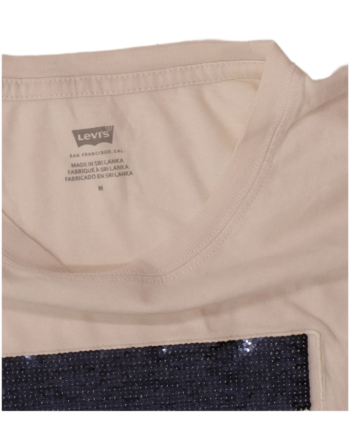 Tricou grafic Levi's pentru femei Top UK 14 Medium White