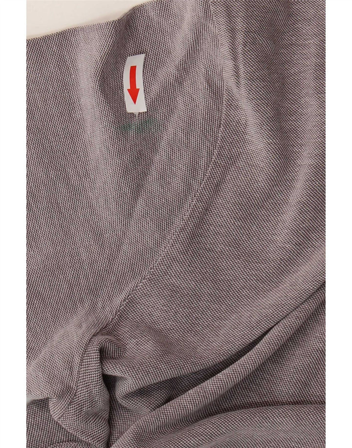 Tricou polo Wrangler pentru bărbați, bumbac, gri mediu