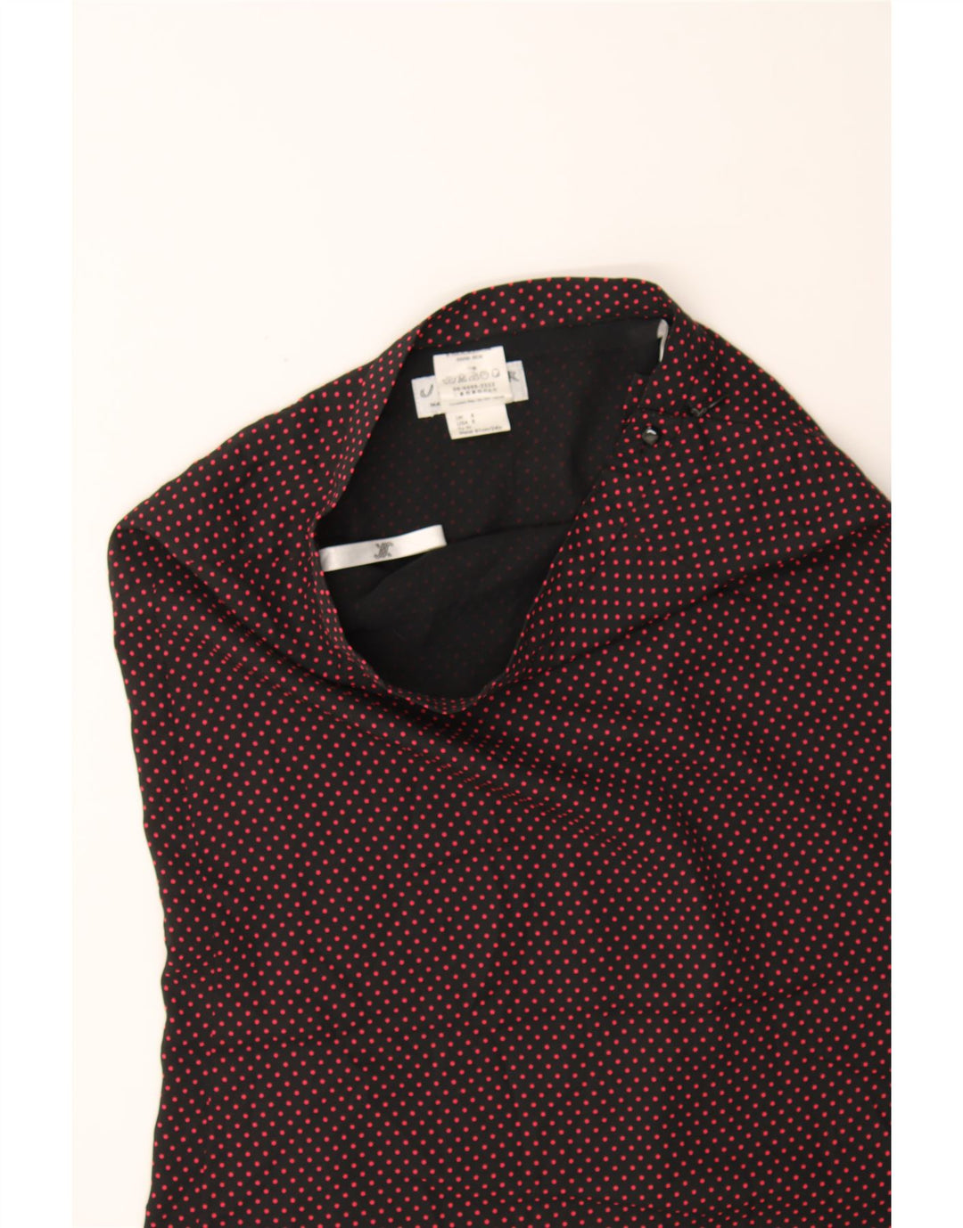 JAEGER Womens Maxi Skirt UK 8 Small W26 Black Polka Dot Polyester Vintage Jaeger and Second-Hand Jaeger from Messina Hembry 
