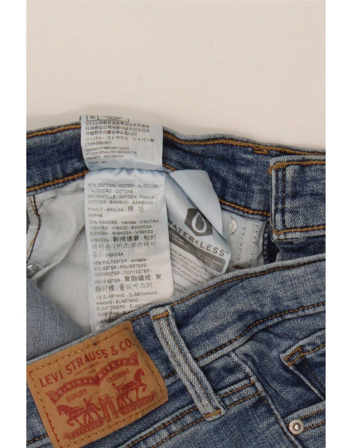 Blugi drepți modelați 314 Levi's pentru femei L28 L27 Bumbac albastru