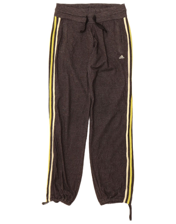 Pantaloni de trening Climalite pentru femei Adidas Joggeri UK 4/6 XS bumbac gri