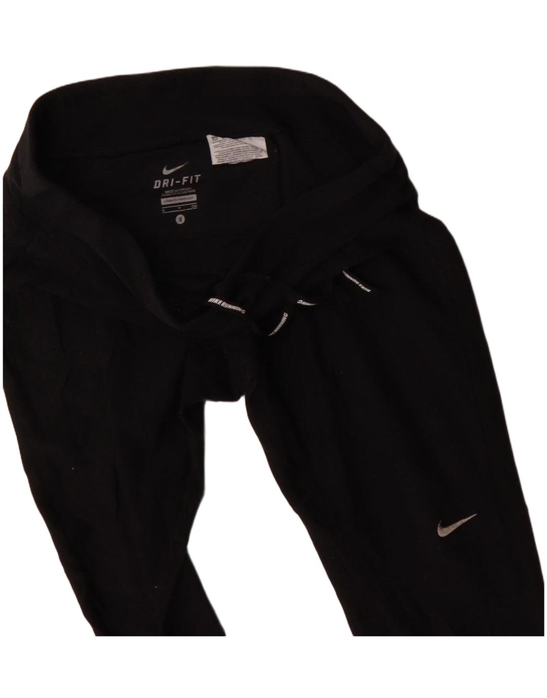 Pantaloni de trening Nike Dri Fit pentru femei UK 10 Poliester negru mic