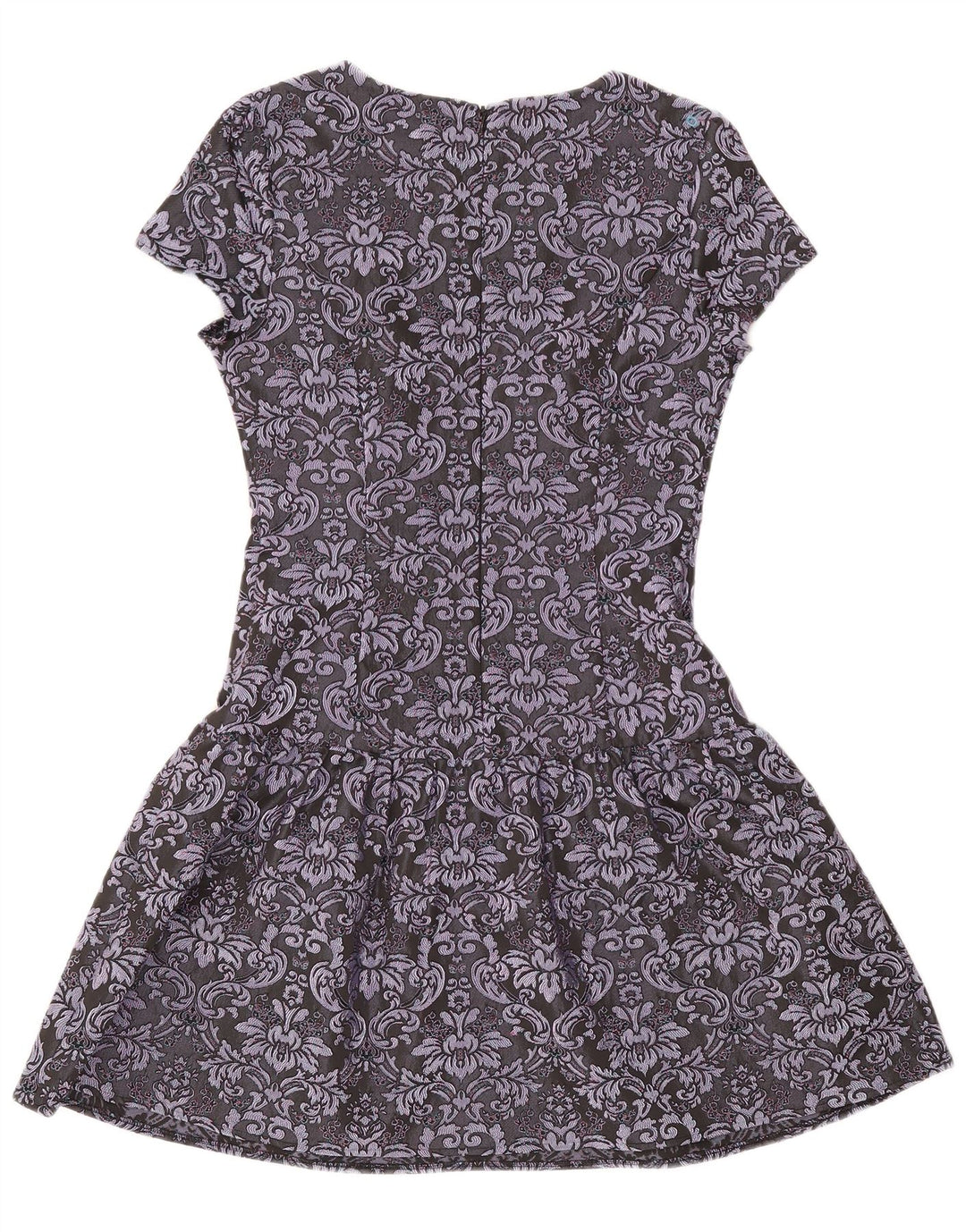 Rochie A-Line pentru femei Monsoon UK 10 Mic Gri Paisley Poliester