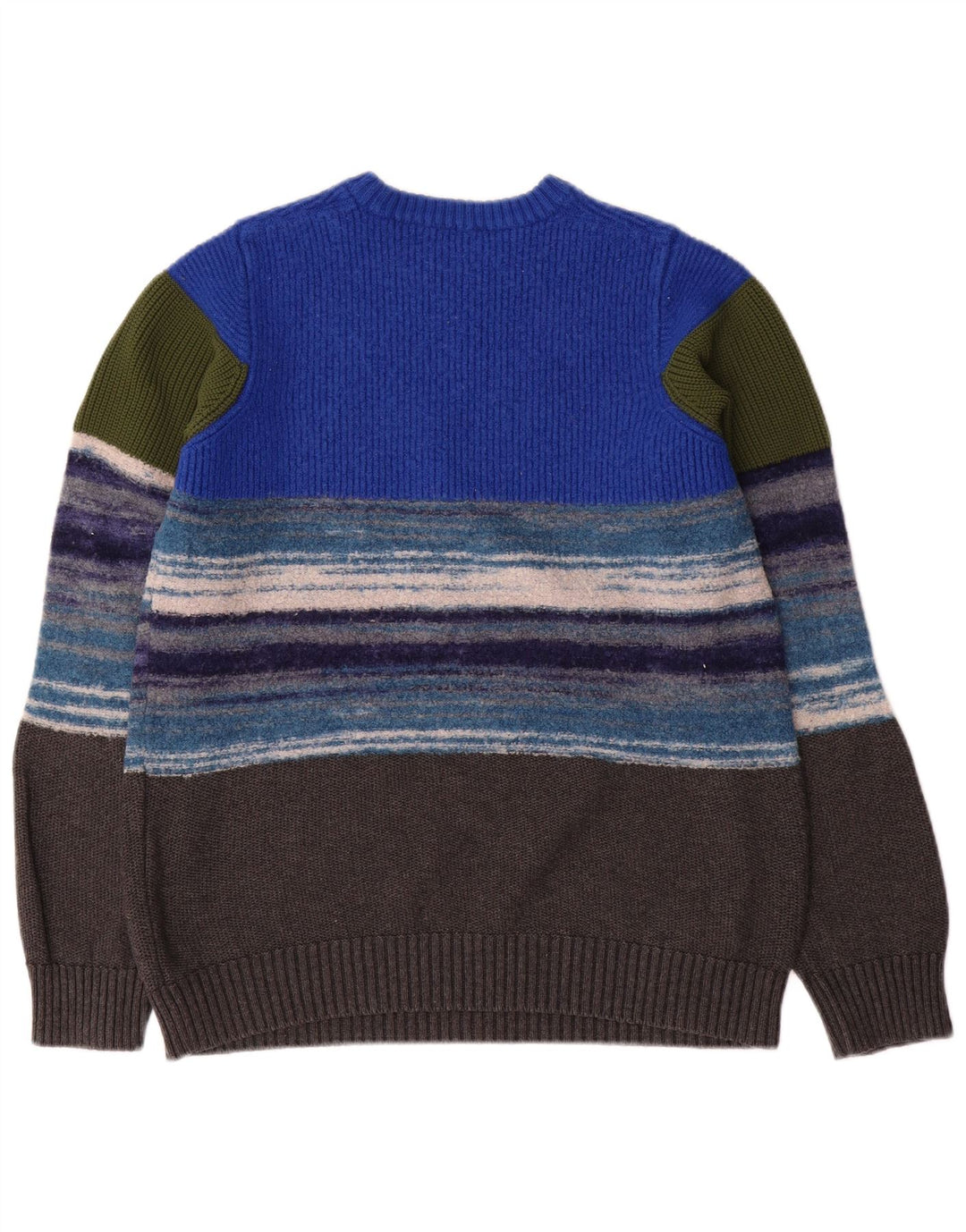 Pulover Diesel pentru femei cu decolteu rotund, cu dungi mari, multicolore, UK 14