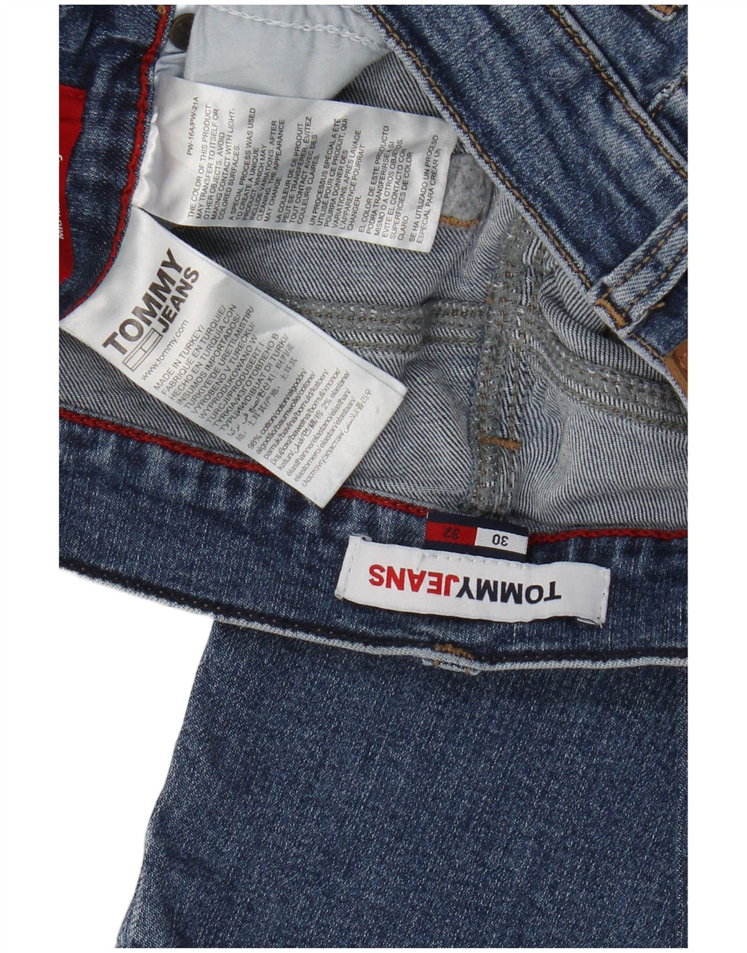 Blugi skinny pentru femei Tommy Hilfiger W30 L32 bumbac albastru