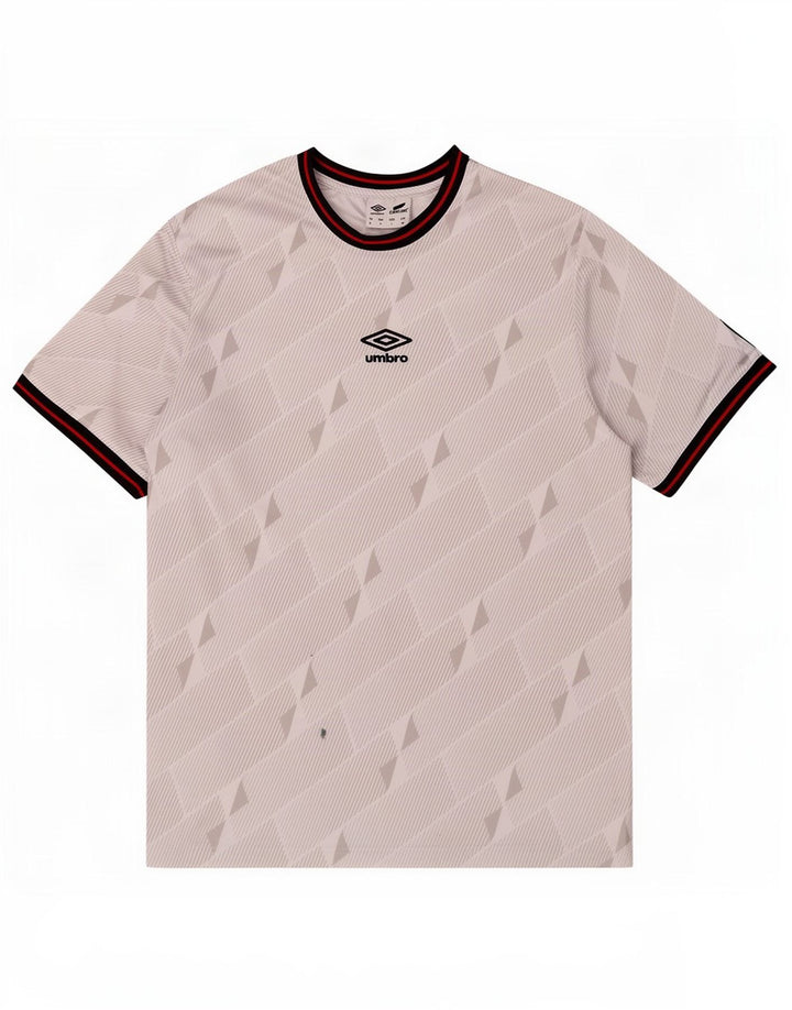 Tricou Umbro Bărbați Top Mediu Alb Poliester Geometric