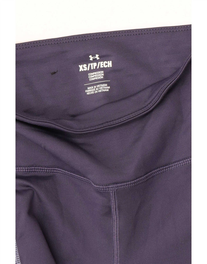 Leggings Under Armour pentru femei cu model abstract UK 6 XS bleumarin