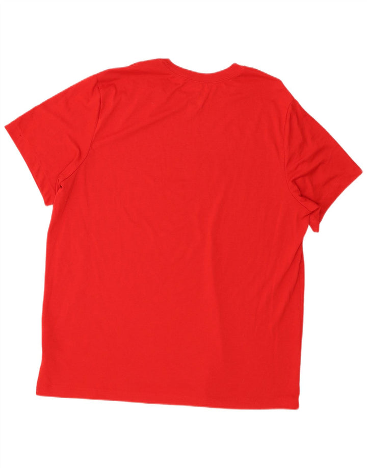 Tricou grafic Nike Dri Fit pentru bărbați Top XL Poliester roșu