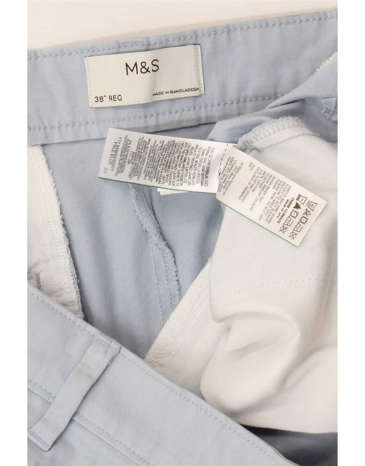 Pantaloni scurți chino pentru bărbați Marks & Spencer W38 XL Bumbac albastru