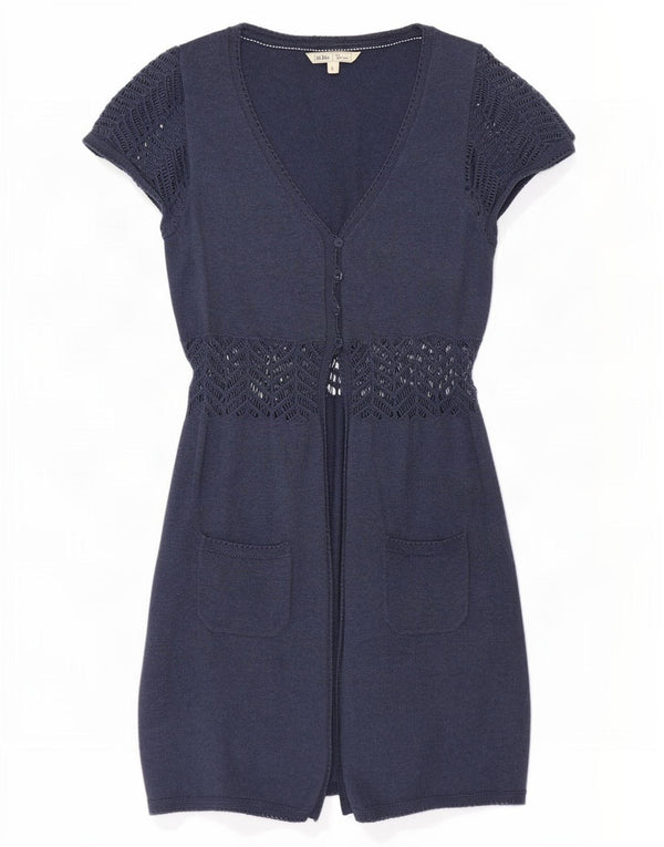 Rochie cu pulover pentru femei Fat Face UK 8 mic Bumbac bleumarin