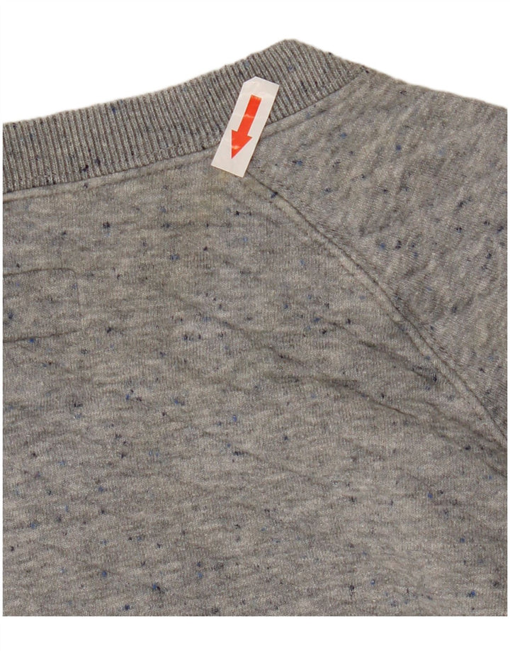 Jack Wills Pulover supradimensionat pentru femei UK 8 Bumbac gri mic