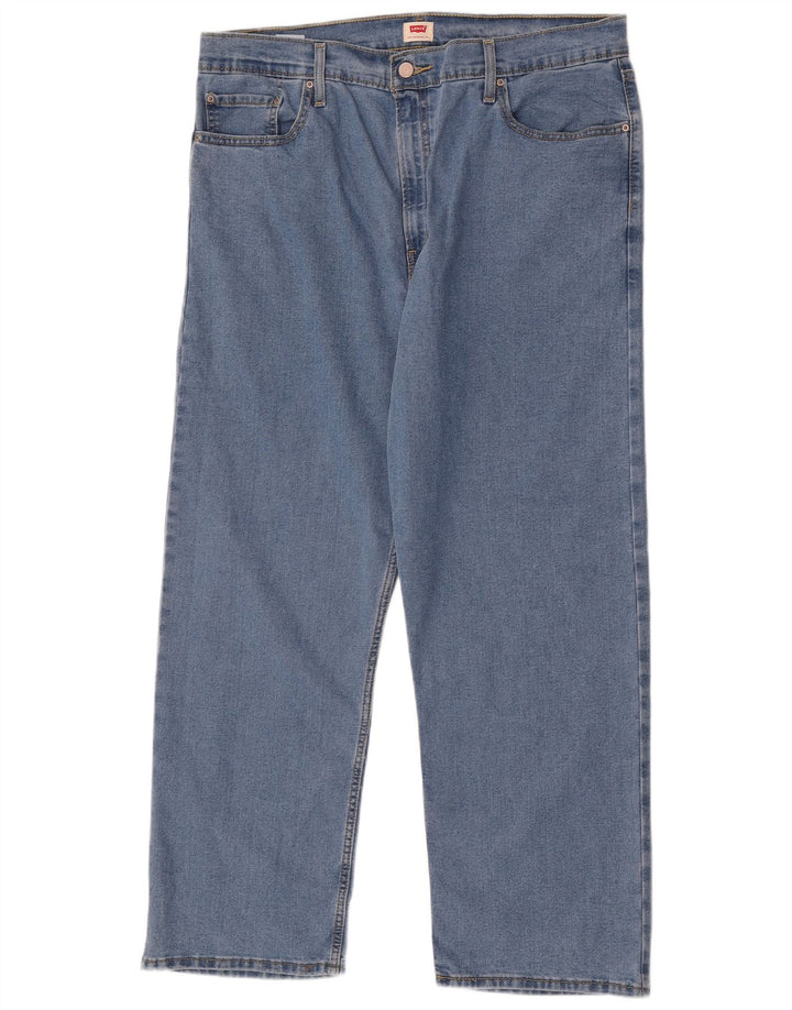 Blugi drepti pentru bărbați Levi's W34 L28 Bumbac albastru