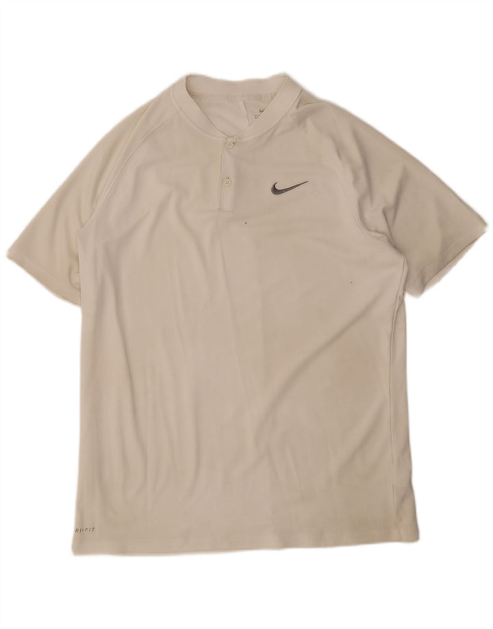 Tricou pentru bărbați Nike Top mare, alb, poliester