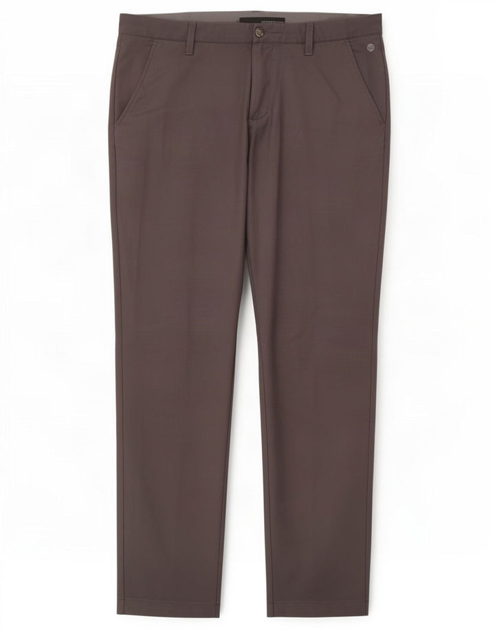 Pantaloni chino drepți pentru bărbați Adidas W32 L30 poliester gri