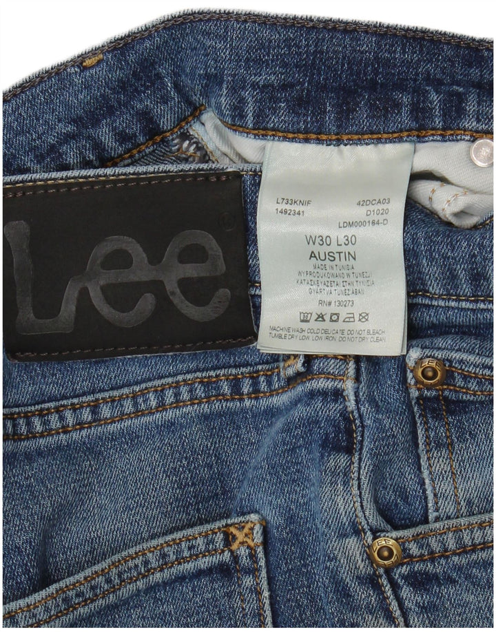 Blugi Austin Slim LEE pentru bărbați W30 L30 bumbac albastru