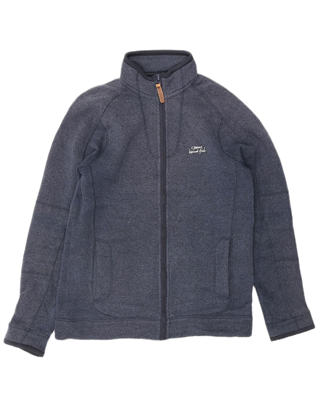 WEIRD FISH Trening pentru bărbați Jachetă de top din poliester bleumarin mic