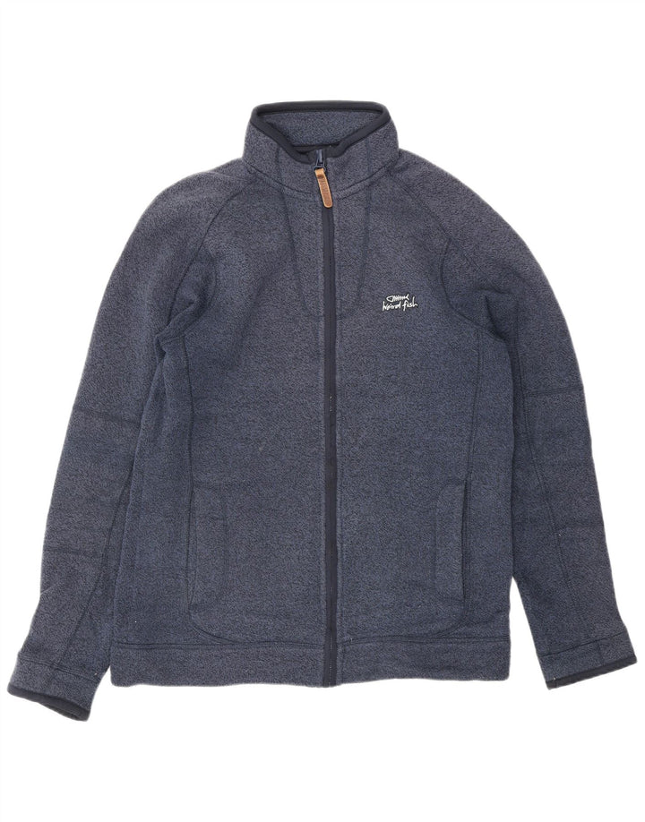 WEIRD FISH Trening pentru bărbați Jachetă de top din poliester bleumarin mic