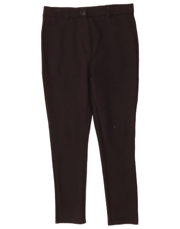 Pantaloni skinny casual pentru femei Zara XL W36 L28 Negru Viscoza