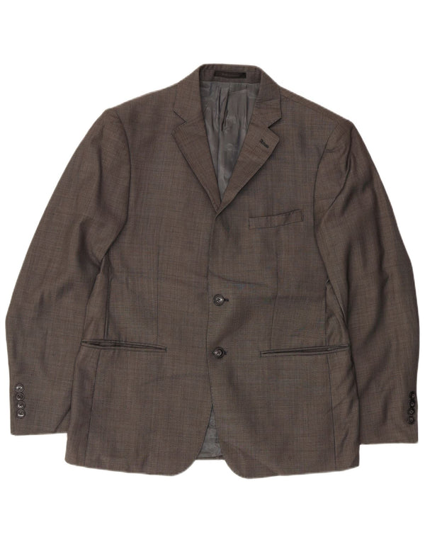 Jachetă pentru bărbați Calvin Klein cu 2 nasturi, UK 36, lână gri mică