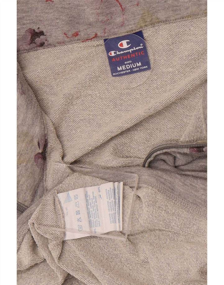 Jachetă de trening pentru femei Champion UK 14, bumbac floral, gri mediu