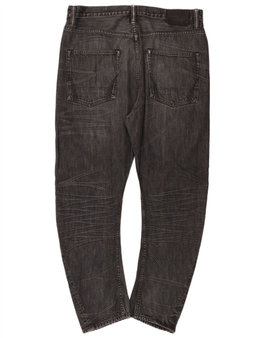 Blugi slim pentru bărbați All Saints L34 L27 bumbac negru