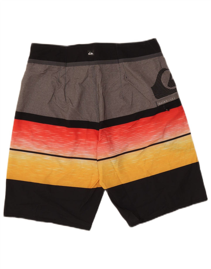 Pantaloni scurți de înot grafic Quiksilver pentru bărbați, medii, multicolori, în dungi