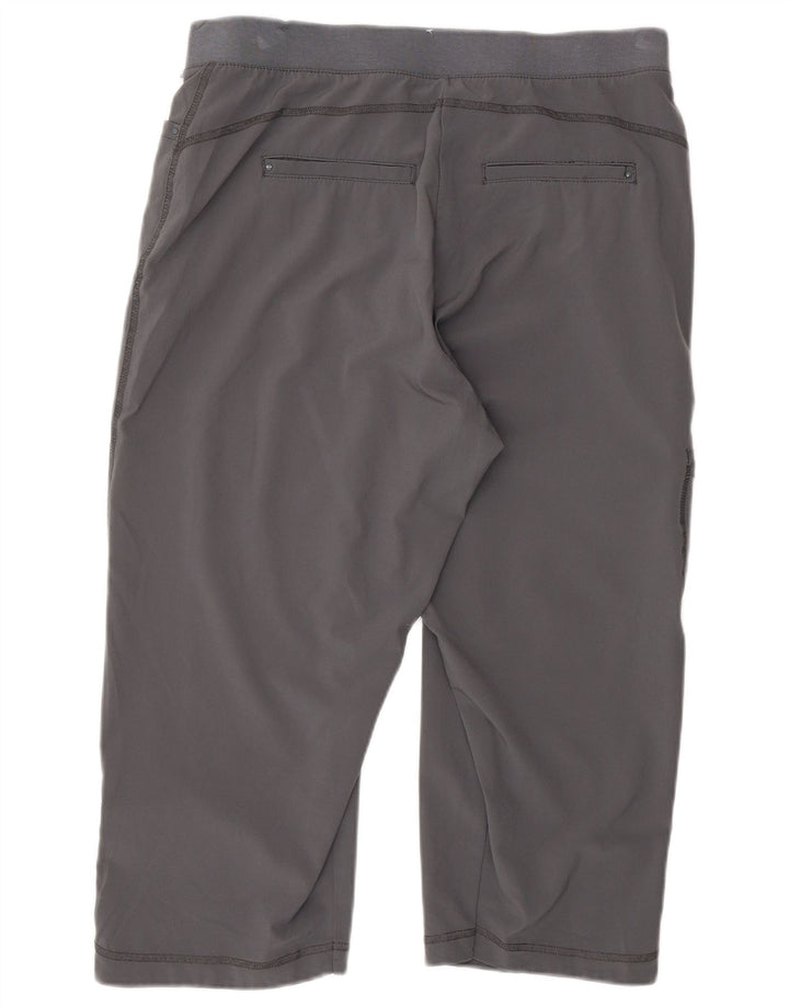 Pantaloni Capri pentru femei LEE, cu croiala relaxată, US 8 Medium W30 L20 Gri Poliester