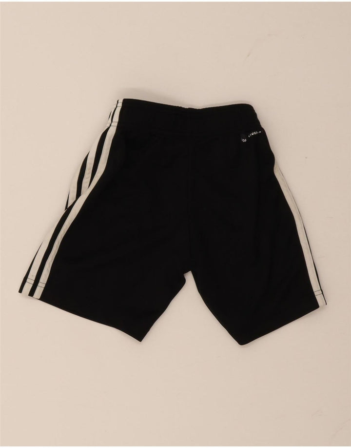 Pantaloni scurți sport pentru băieți Adidas 7-8 ani poliester negru