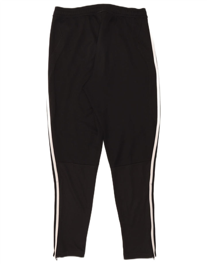 Pantaloni de trening Adidas pentru bărbați, poliester mediu negru