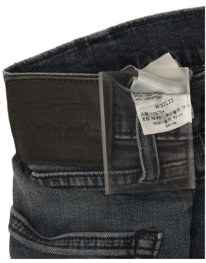Blugi pentru bărbați Levi's 511 Slim W30 L29 Bumbac bleumarin