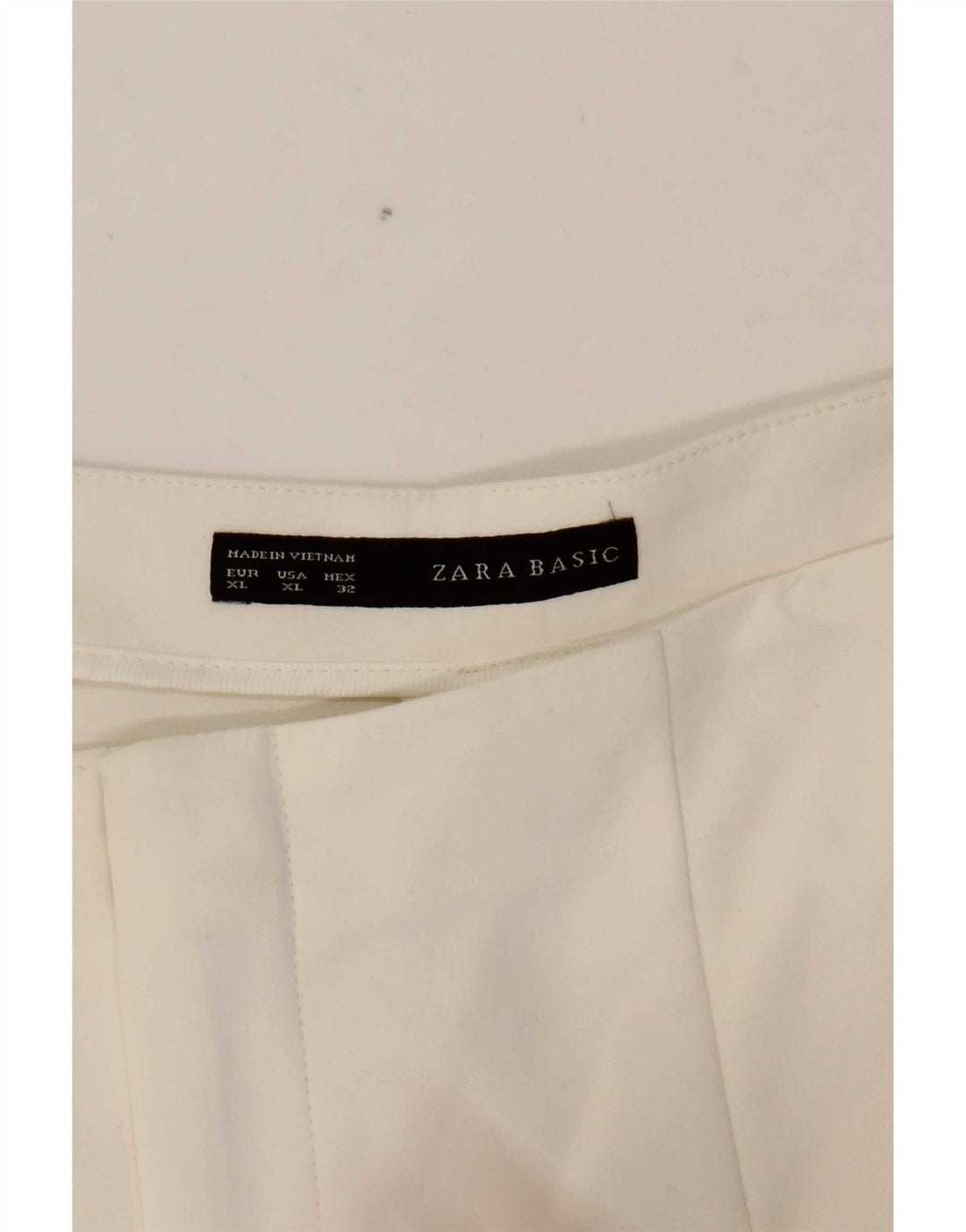 Pantaloni casual Bootcut Zara XL W32 L32 Alb