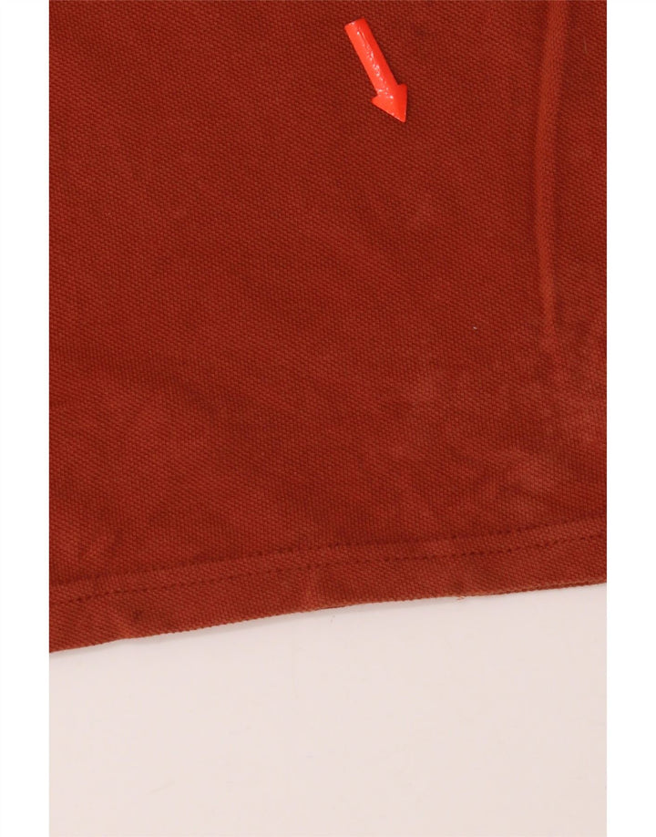 Tricou polo pentru bărbați Lyle & Scott, bumbac portocaliu XL