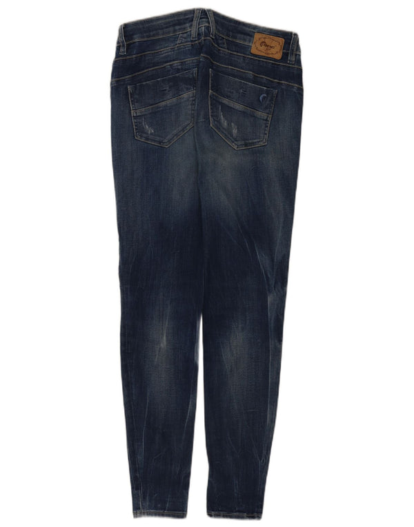 Blugi skinny pentru femei Gang Distressed W28 L30 Bleumarin