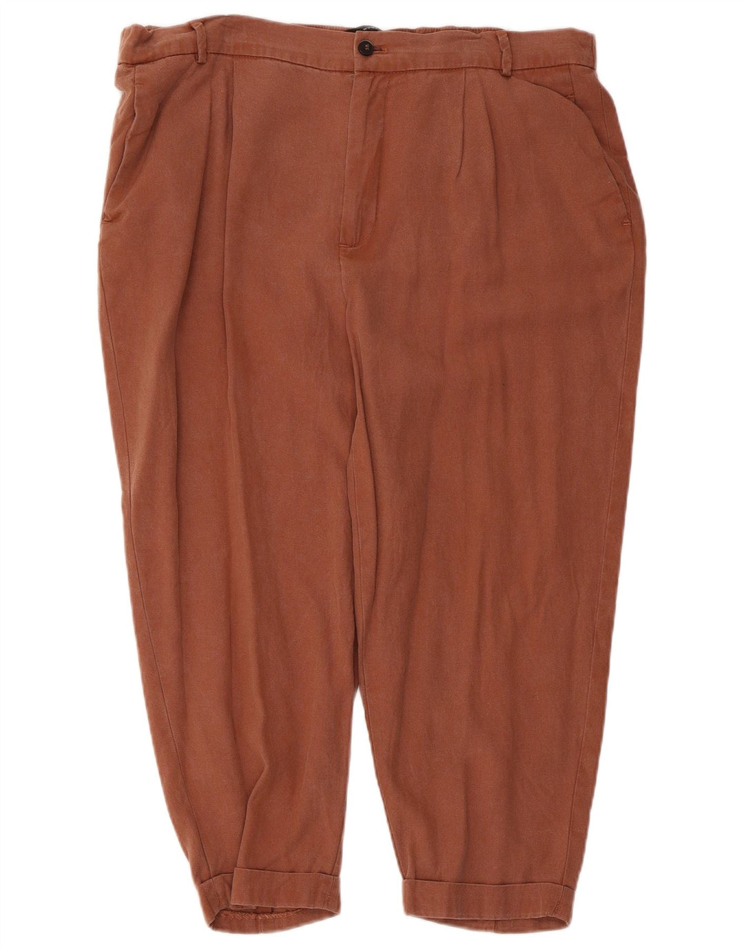 Pantaloni Capri dama Zara XL W32 L22 maro