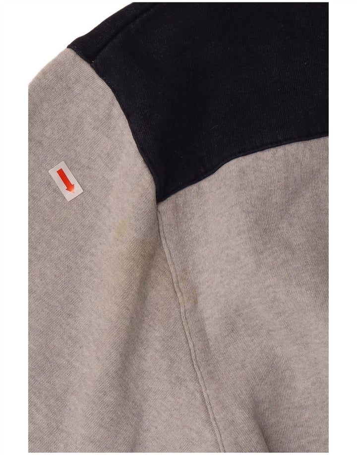 Hanorac cu grafic pentru bărbați Adidas Jumper mare, gri, bloc de culoare