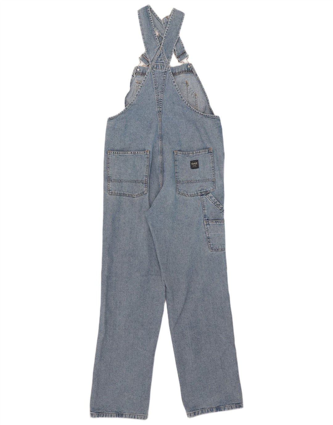 Gas Mens Cargo Salopete Blugi Mediu L34 L31 Bumbac Albastru