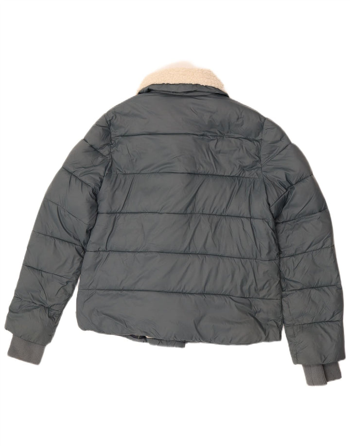 Jachetă căptușită pentru femei White Stuff UK 10 Small Blue Nylon