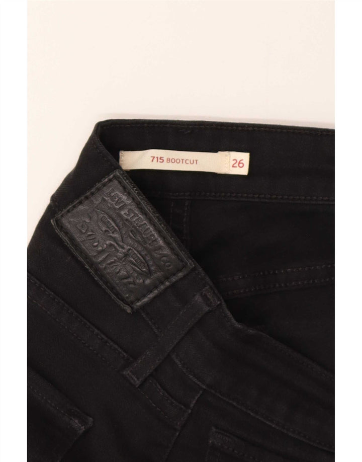 Blugi Levi's 715 Bootcut W26 L30 negri
