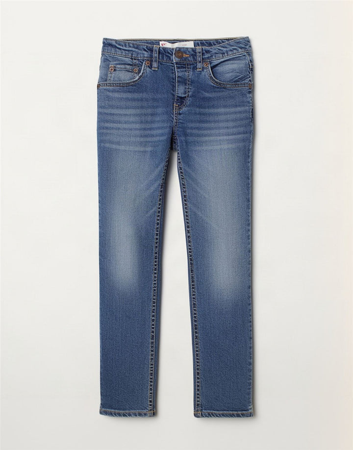 Blugi Levi's Boys 511 Slim 7-8 ani L22 L23 Bumbac albastru