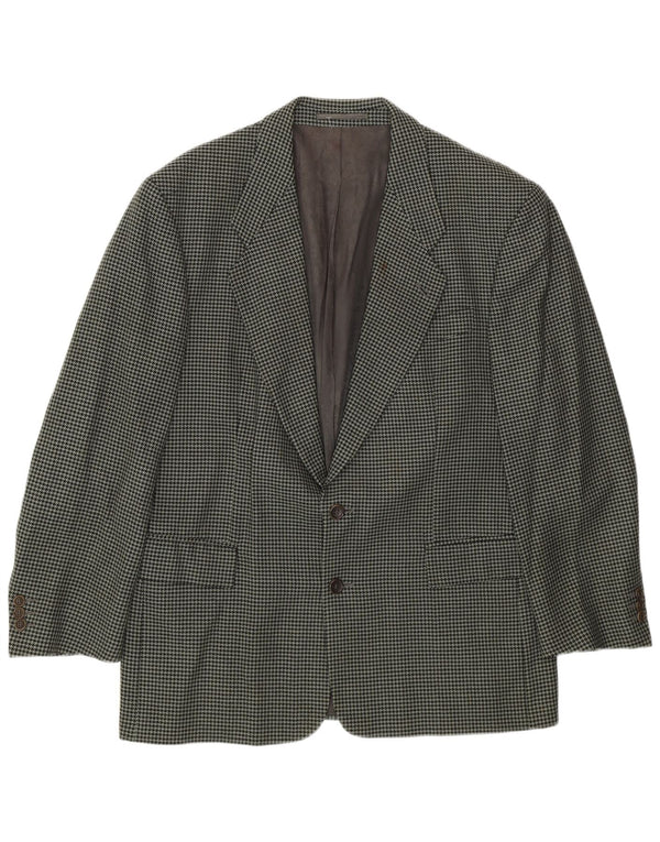 Jachetă blazer pentru bărbați Hugo Boss IT 50, lână nouă, verde mare, cu picior de gală